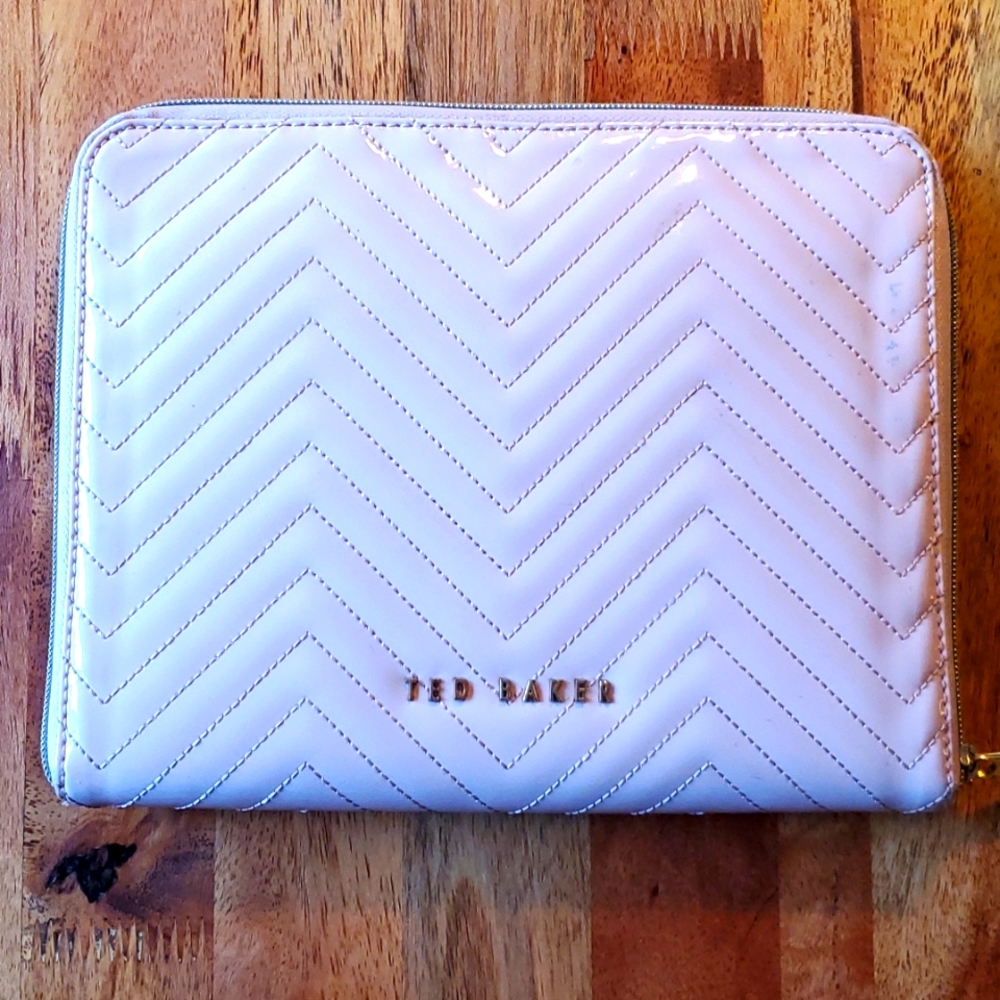 Ted Baker Pink Chevron Media Case